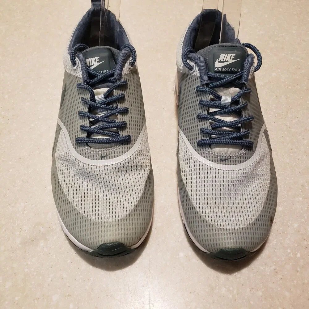 Nike WOMEN'S Sz 7.5 Shoe Blue Gray White Air Max Thea